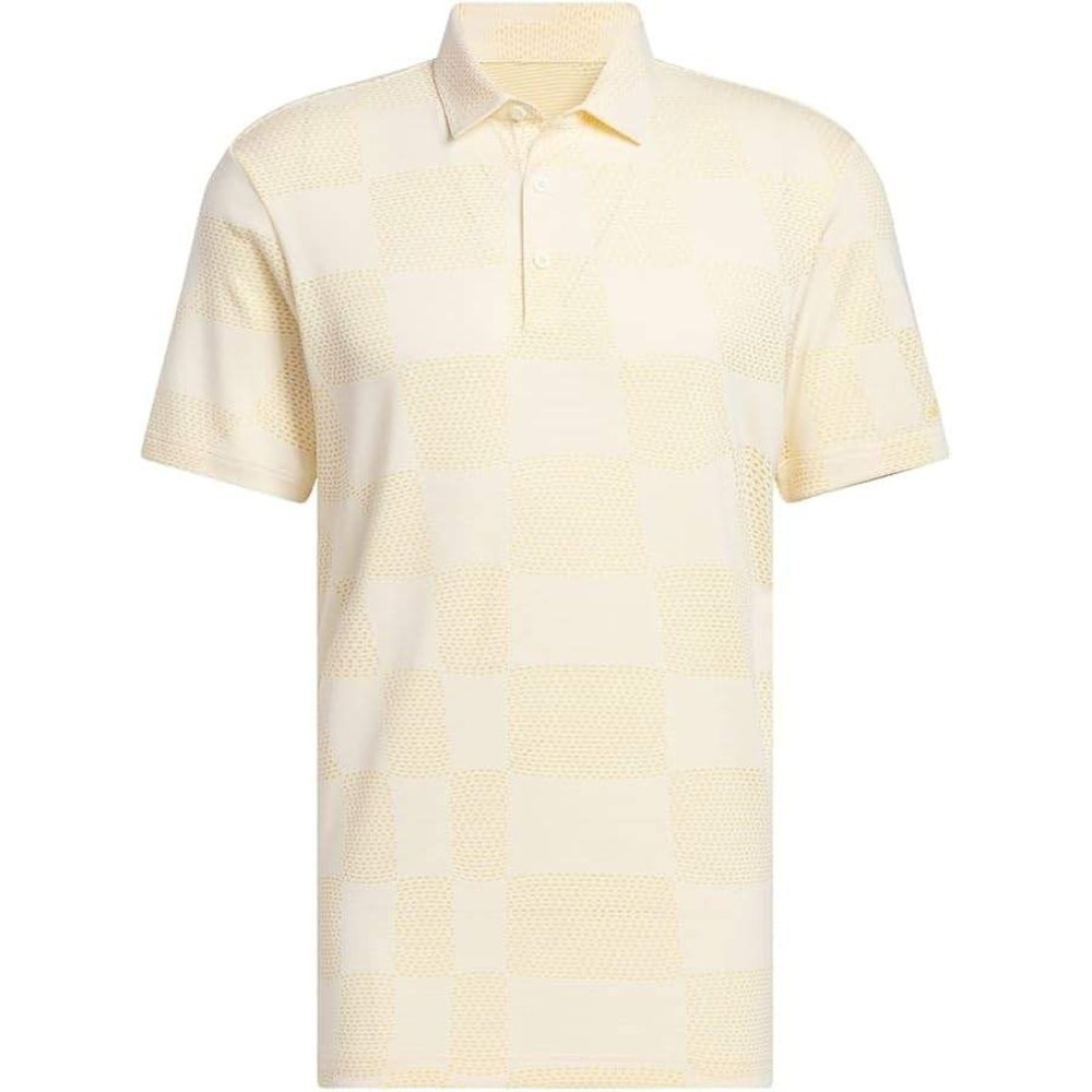 NWT adidas Men's Ultimate365 Textured Polo Shirt,‎ Ivory, 2XL